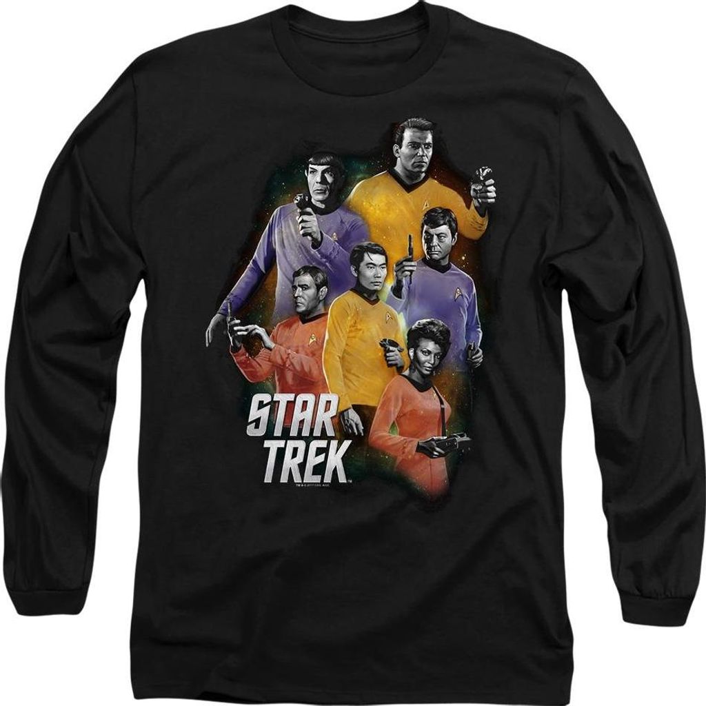 Star Trek - T-Shirt für Herren/Damen Uni TV9433 (XL) (Schwarz)