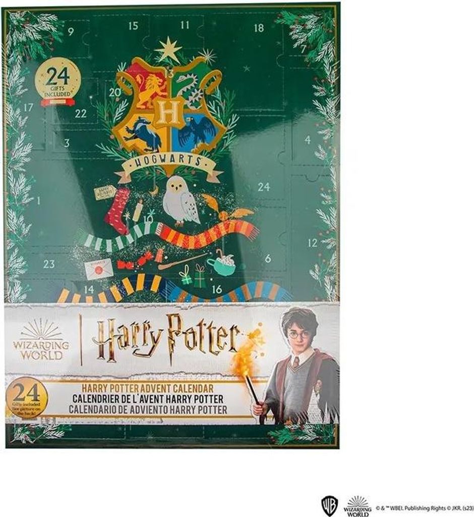 Kalendarz świąteczny Harry'ego Pottera w kolorze zielonym Zdjęcie produktu 