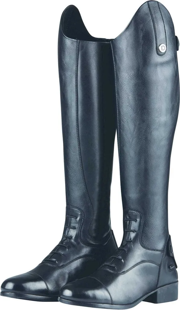Bottes d'équitation de concours Dublin Arderin cuir noir taille 39