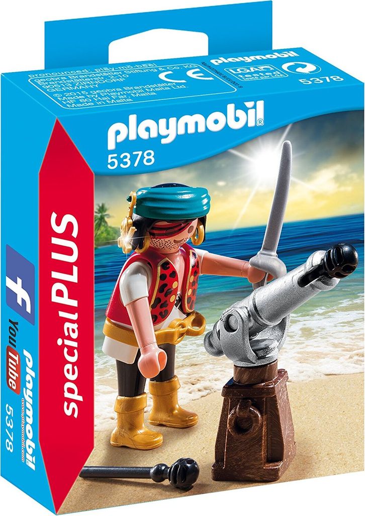 PLAYMOBIL 5378 - Pirat mit Kanone