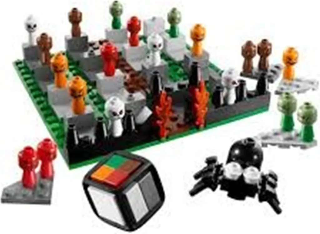 Lego 3837 Monster 4 avec Dé Personnalisable - Jeu de Tactique 141 Pièces