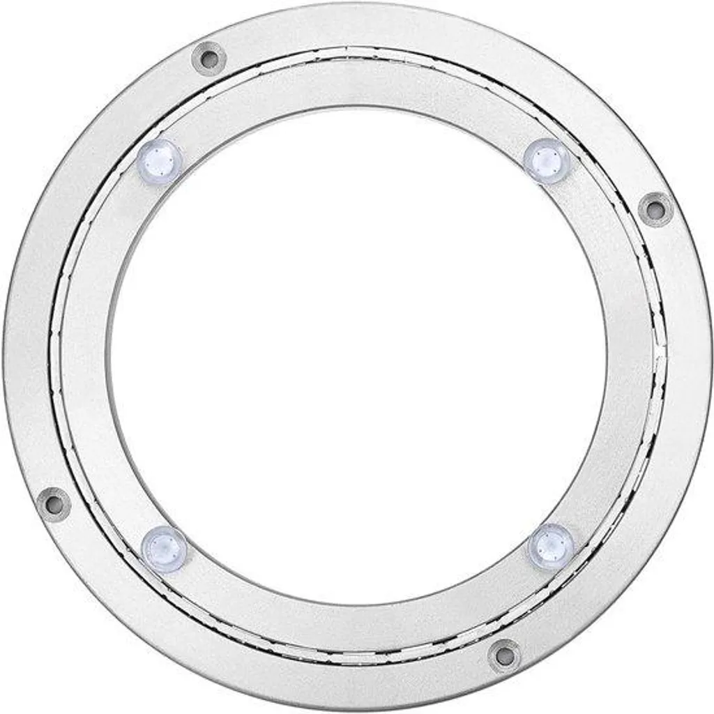 Plateau tournant aluminium 8" pour optimiser l'accès à vos rangements