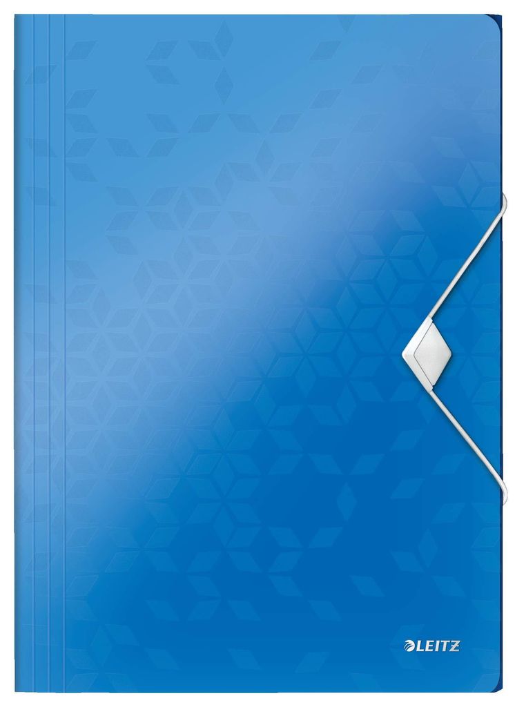 Leitz WOW, A4, Polypropylen (PP), Blau, Metallisch, Produktbild 
