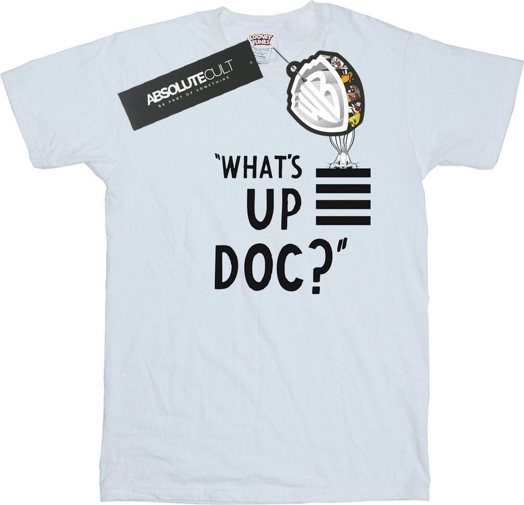 Looney Tunes - "What's Up Doc" T-Shirt für Damen BI31281 (XXL) (Weiß)