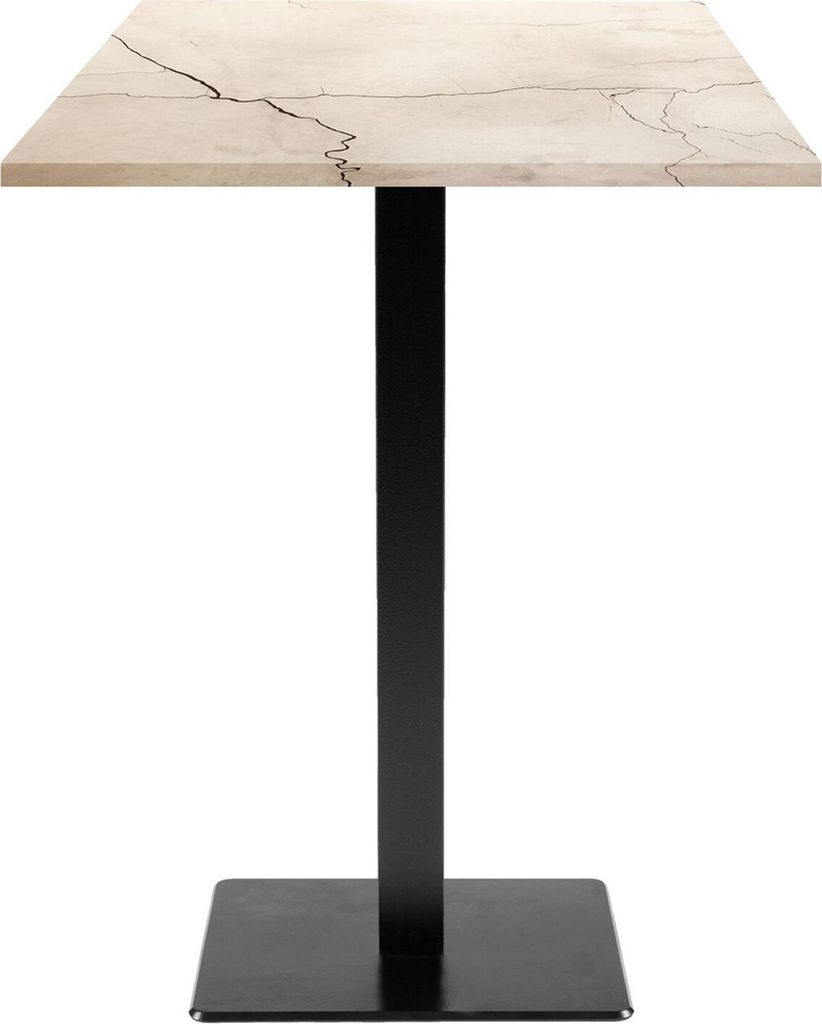 Hochtisch 60 x 60 cm – Modell Milan White Moon