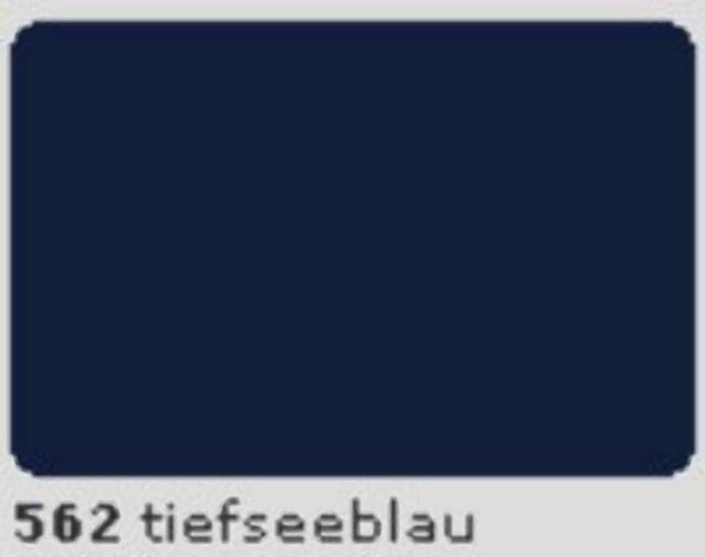Oracal 651 Plotterfolie PVC Folie 63cm x 5m tiefseeblau 562 Außenbereich
