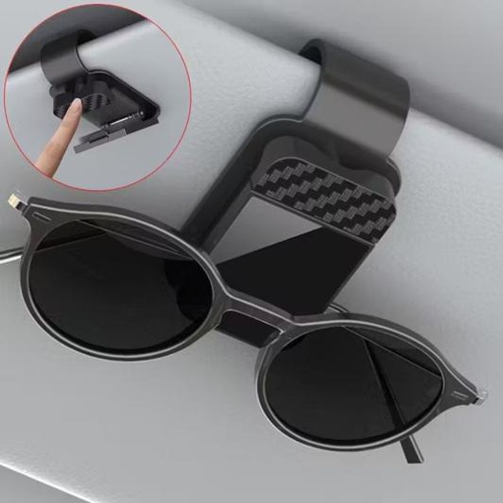 GKA Auto Brillenhalter für Sonnenblende mit Klickverschluss Produktbild 