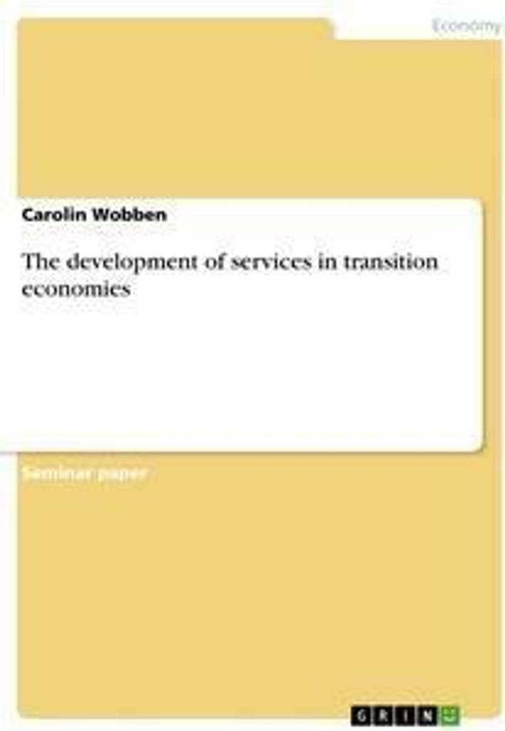 The development of services in transition economies