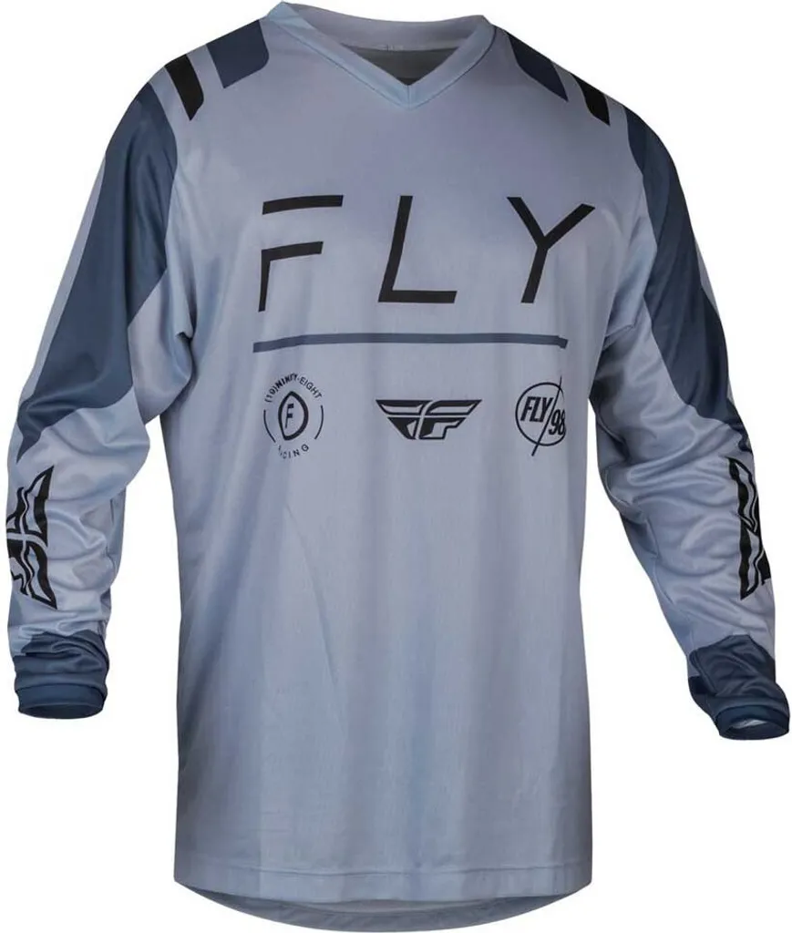 Maillot Cross Fly Racing F-16 Bleu M Homme - Textile Respirant et Robuste