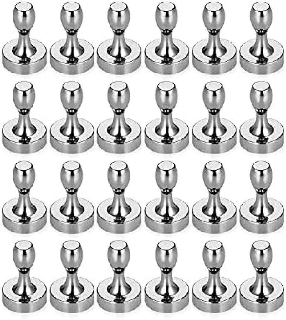 PolkaHome® Starke Kegelmagnete Set mit 24 Stück – Mini Produktbild 