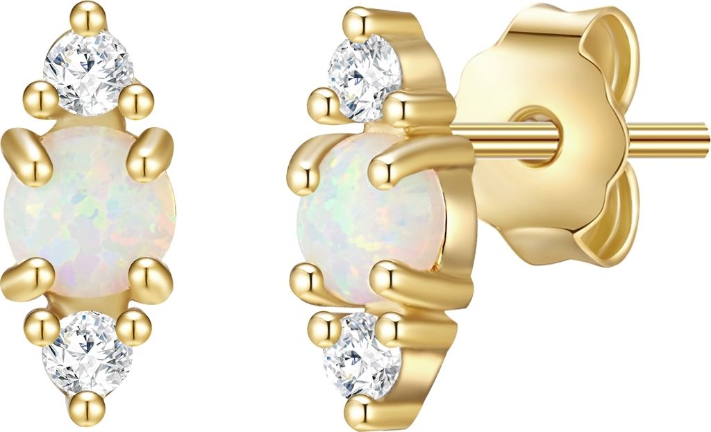 Glanzstücke München Ohrstecker Raute Sterling Silber Zirkonia 50083370