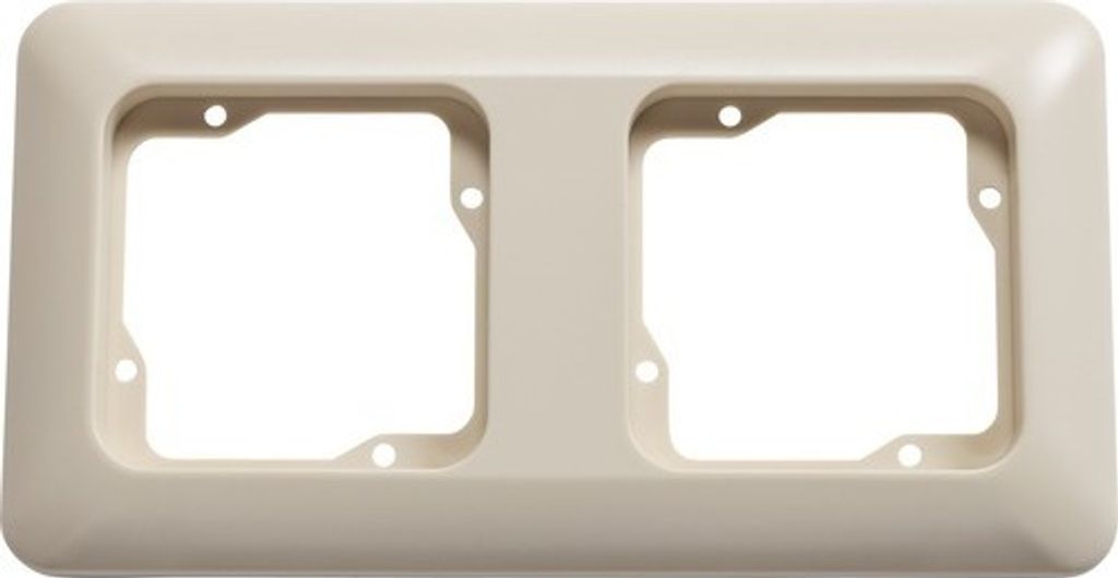 ROTH LANGE 57140 Abdeckrahmen 2-fach Basic elektroweiß