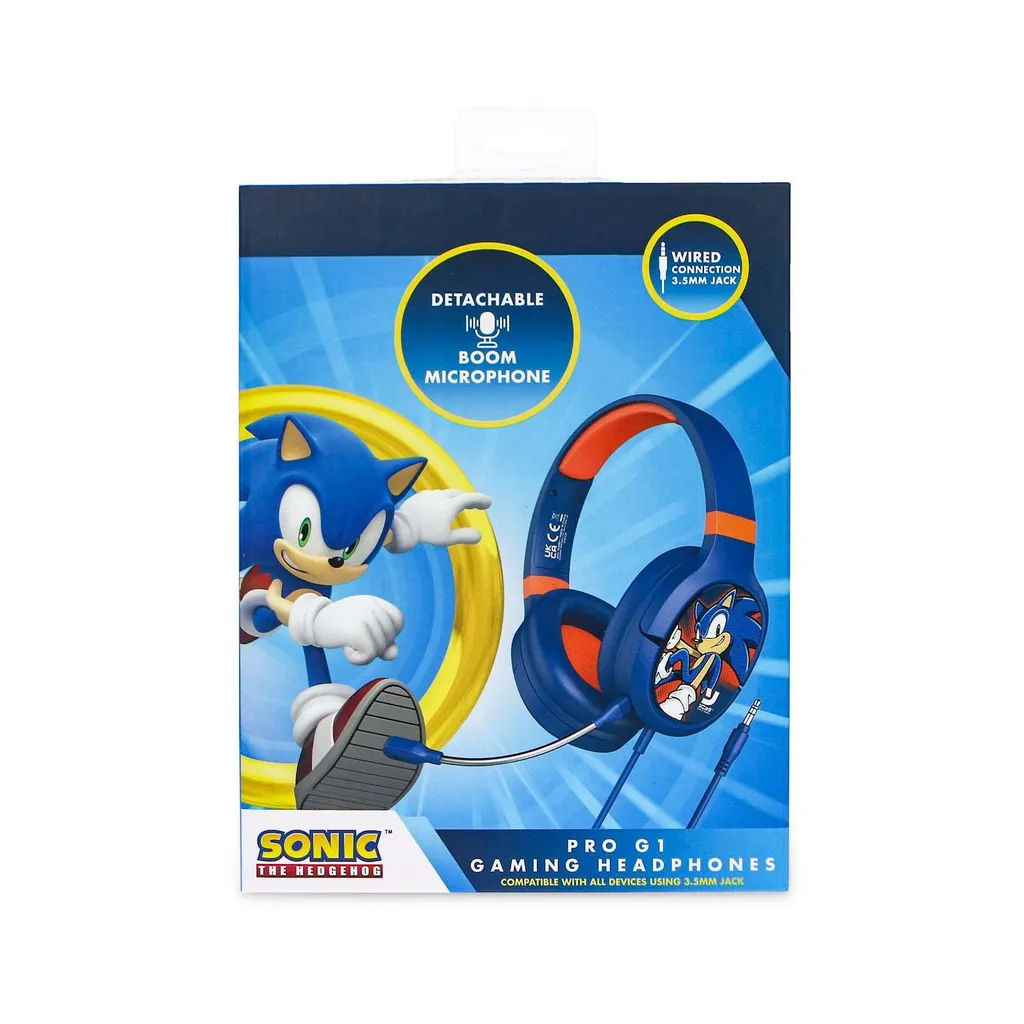 Casque Gaming Sonic the Hedgehog Pro G1 pour Jouer sur Switch et Console