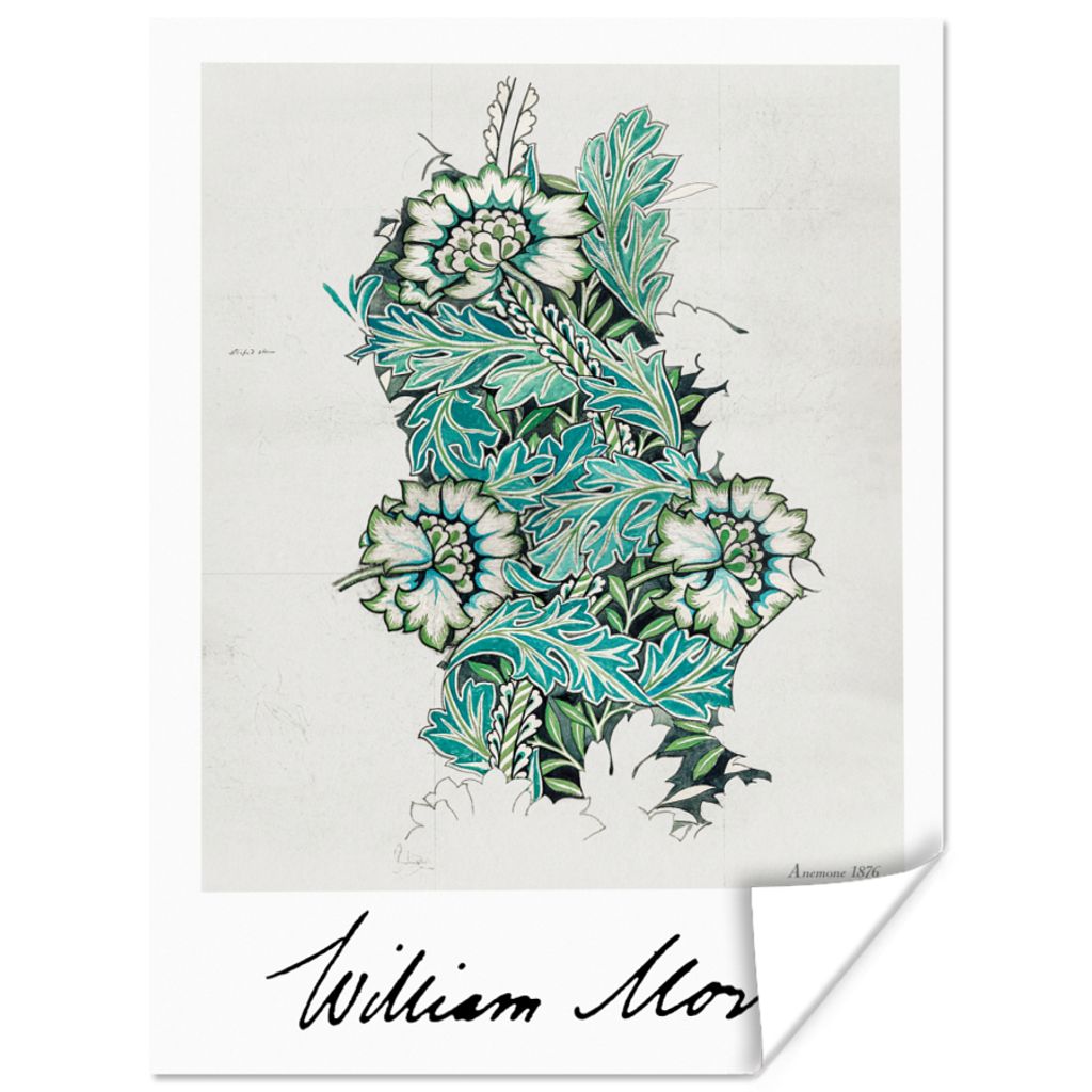 MuchoWow Poster Blumen - Pflanzen - Grünzeug - Kunst 30x40 cm - Wandplakat - Poster Kinderzimmer