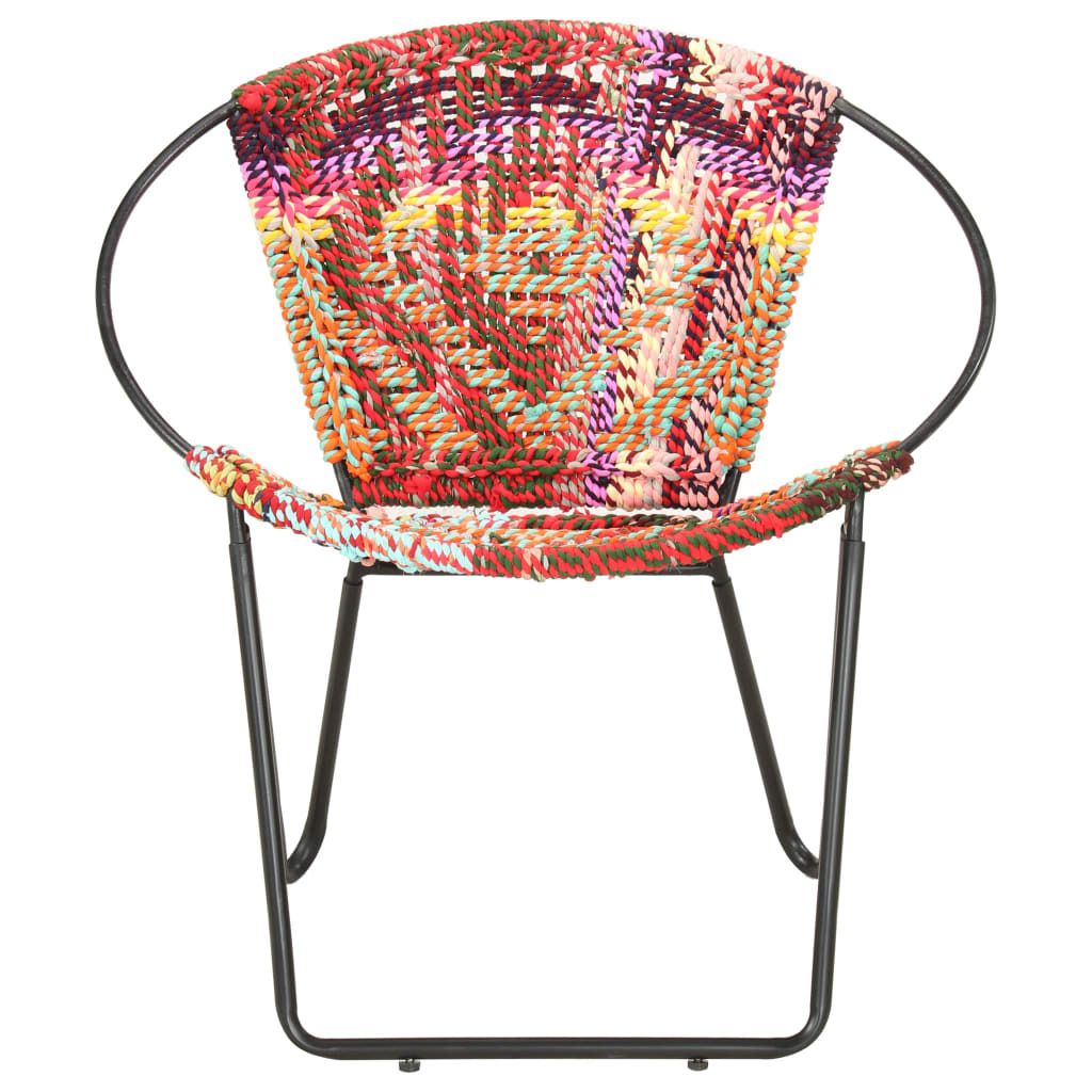 "2026 Aktion" Stuhl Mehrfarbig Chindi-Stoff - 69x69x69cm - Couchsessel NeuMöbel409365