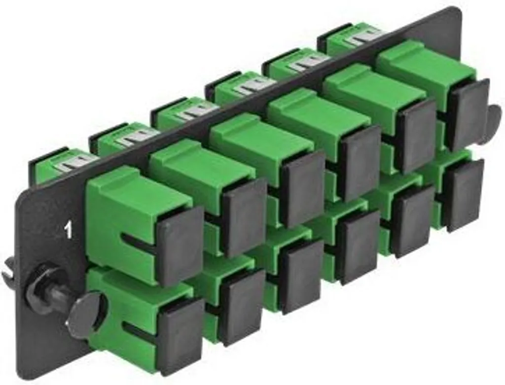 Répartiteur Optique SC Simplex APC 12 Ports pour Coffret Réseau LWL