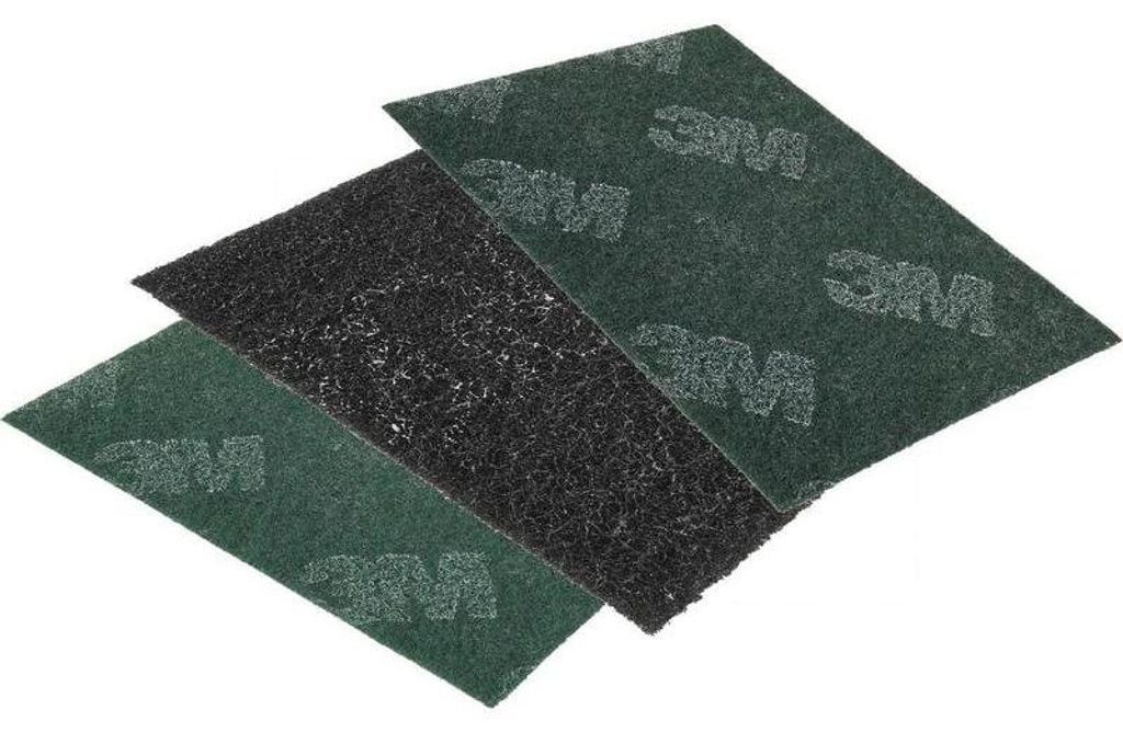 Scotch-Brite Handpad CF-HP 7446, grau, 152 mm x 228 mm, S MED | Packung (20 Stück)