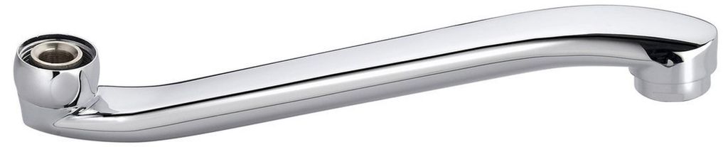 Aqualine Wasserauslauf, 220mm, flach, hoch, Chrom Produktbild 