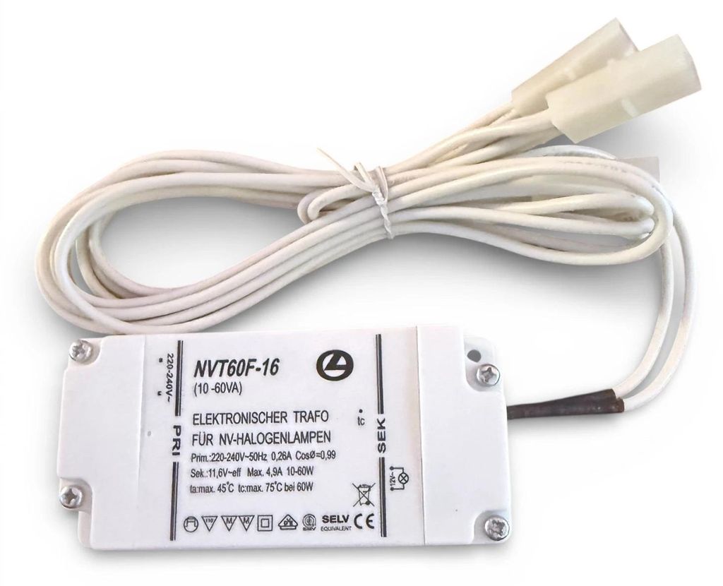 Starlicht elektronischer Transformator 10–60 W 12 V AC VDE Produktbild 