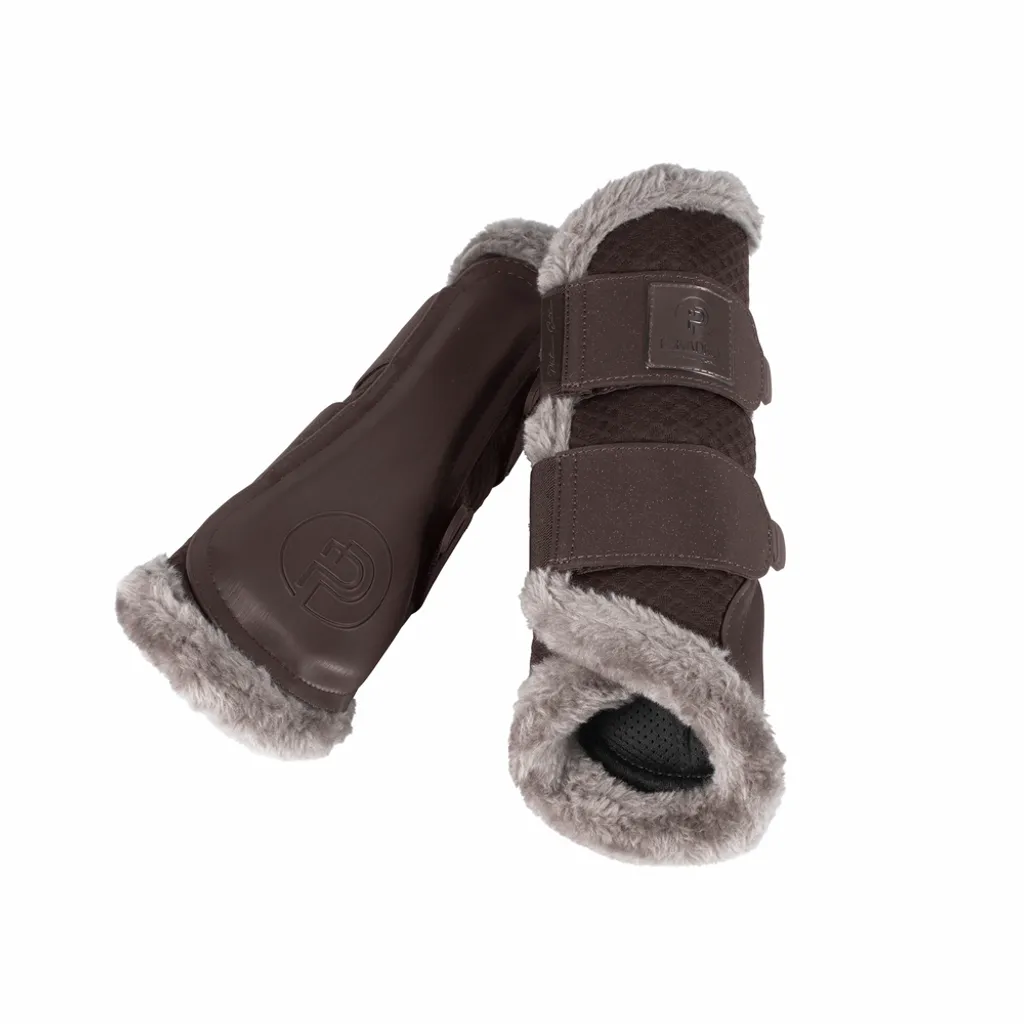 Parastinchi Eskadron Mesh Faux Fur Shetty XXXS Teak Brown Platinum Edition