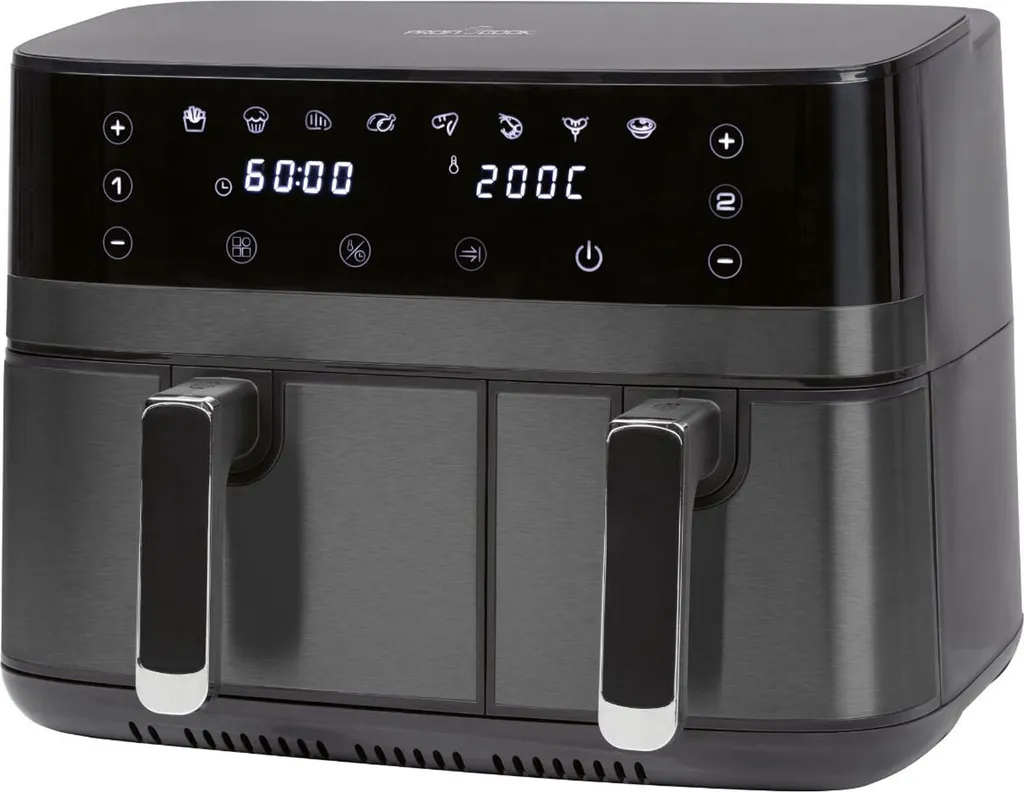 Profi Cook 501295 PC-FR 1295 H | Doppia Camera per Fritti Gourmet
