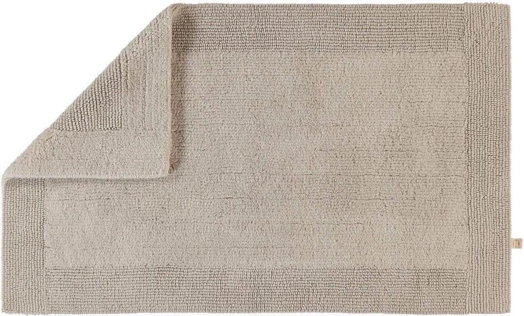 Rhomtuft Badteppich Prestige eckig 70 x 130 cm Farbe stone