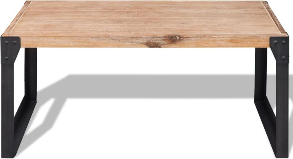 vidaXL Couchtisch Massivholz Akazie 100x60x45 cm
