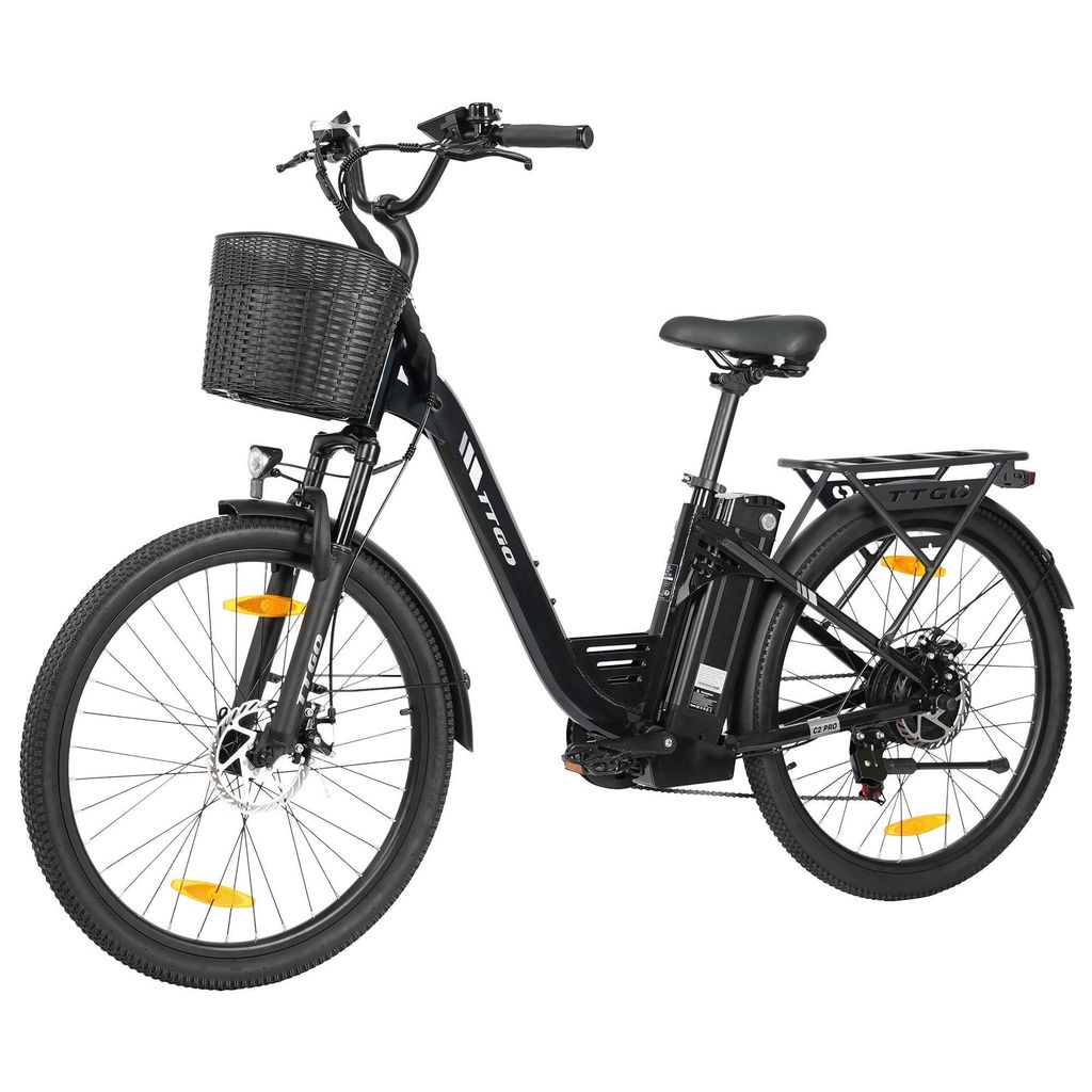 E-Bike Cityrad C2-Pro Faltbares E-Fahrrad 648WH Pedelec, 36V 18 AH 120 km Reichweite Cityrad 7 Gang Shimano,Scheibenbremsen , Kettenschaltung