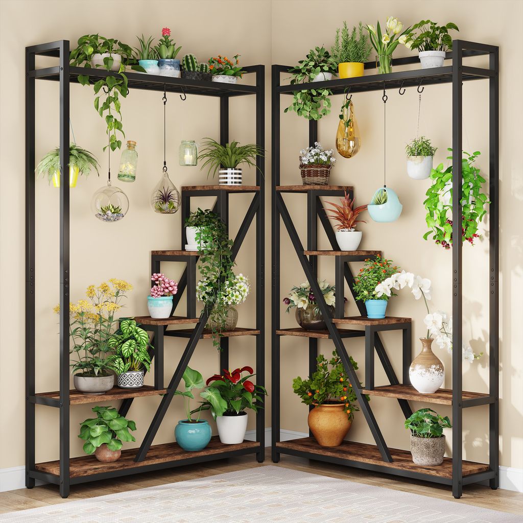Tribesigns Blumenständer, 7 Ebenen großes Pflanzenregal mit Produktbild 5