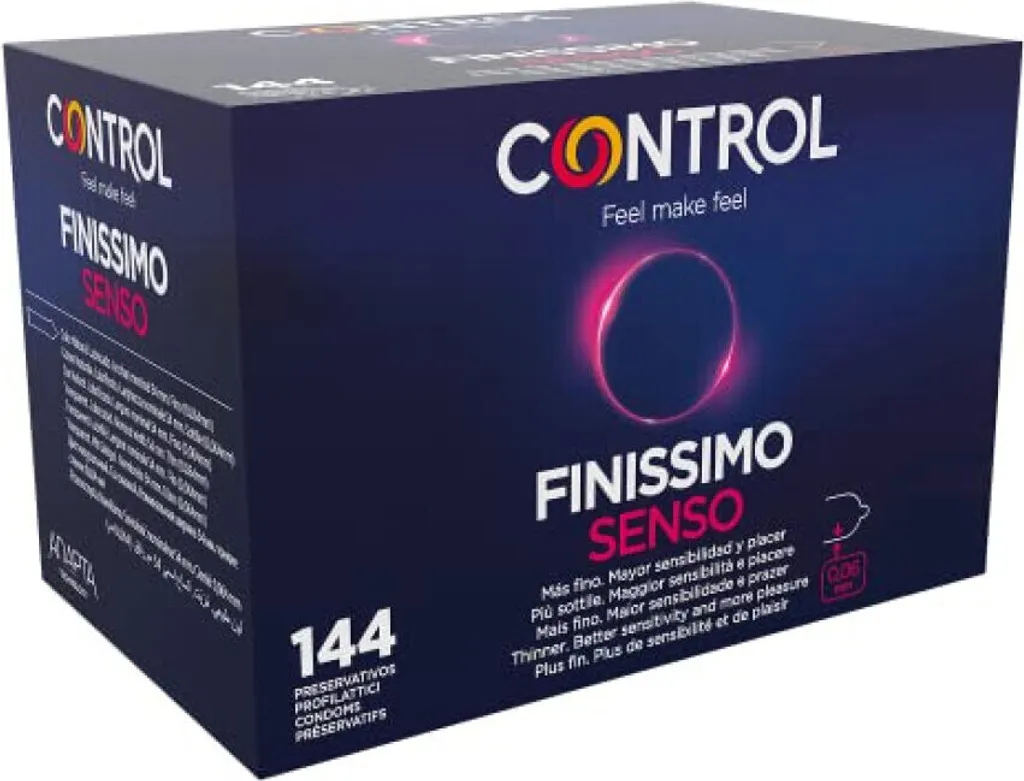 Control Adapta Senso 144 Unità - Scorta Risparmio Profilattici Sottili - 2