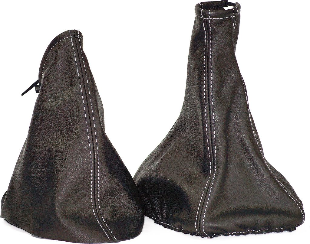Schaltsack + Handbremssack passend für Opel Omega B FL Bj. 1999-2003 weiße Naht