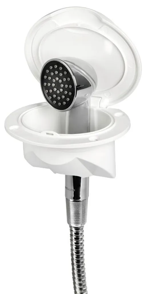 Douche de pont bateau Nuvola Keji, rinçage facile avec tuyau inox de 4m