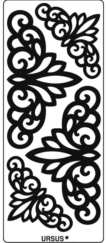 Hologramm-Kreativsticker 10x23cm Motiv 45 VE=5 Stück grün Produktbild 