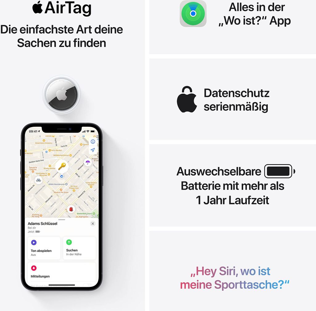 Apple AirTag (4 Pack) Produktbild 16