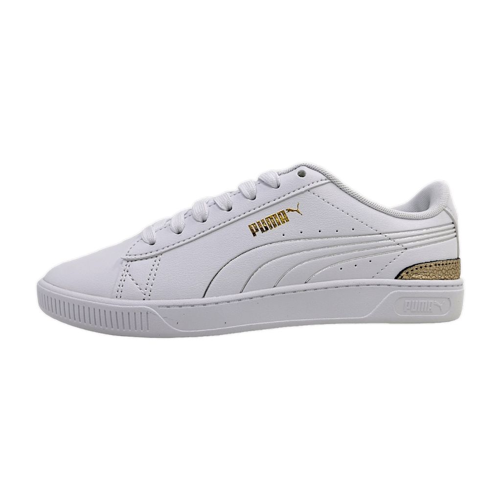 Puma Vikky v3 Damenschuhe Schnürschuhe Sportive Sneaker low Weiß Freizeit, Schuhgröße:EUR 41.5 | UK 7.5