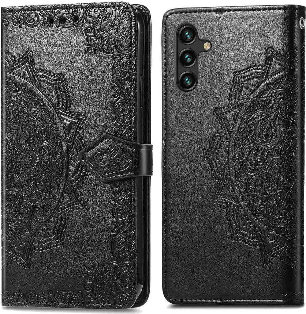 Custodia Elegante Mandala Nero per Samsung A25 5G - iMoshion Design