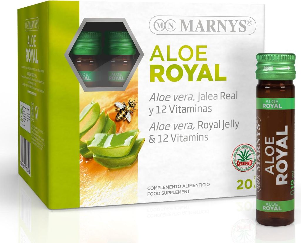 MARNYS Aloe Royal 20x10 ml - Aloe vera, pappa reale e Immagine del prodotto 