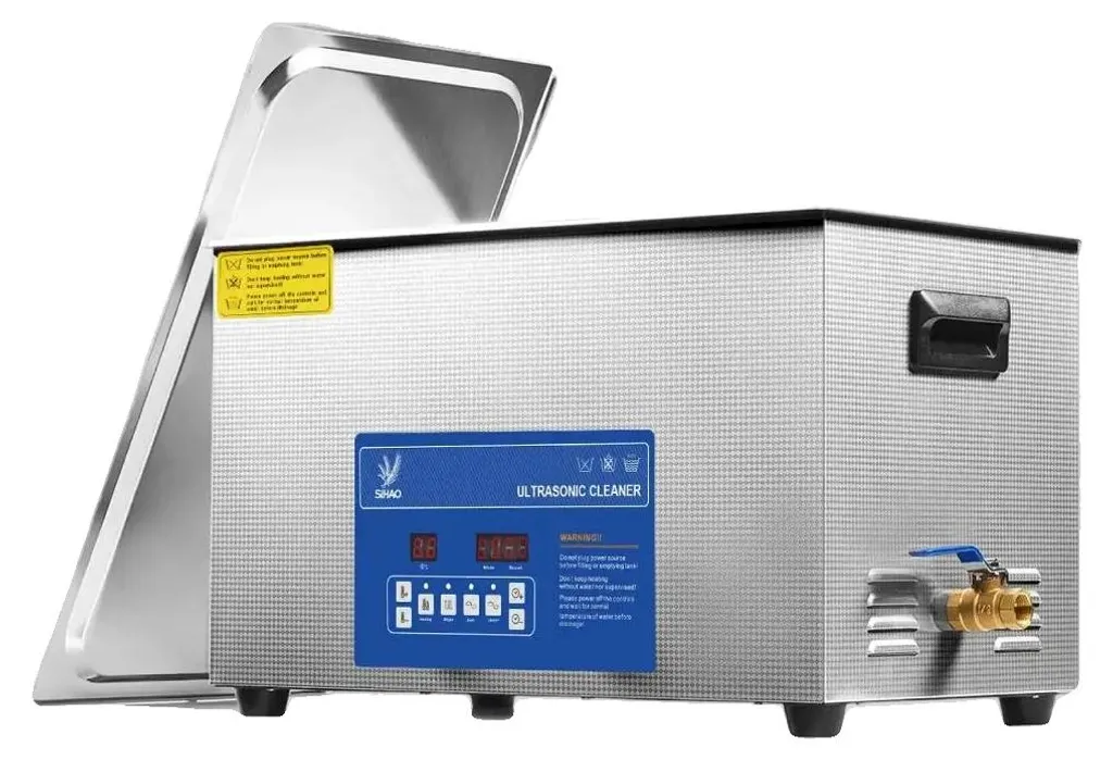 Nettoyeur Ultrasons 30L Bleu - Élimine Graisse et Oxydation Tenace
