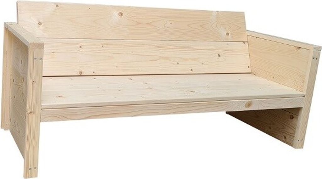 Wood4You Gartenbank Holz "Ameland" - Wetterfest Massivholz Produktbild 5