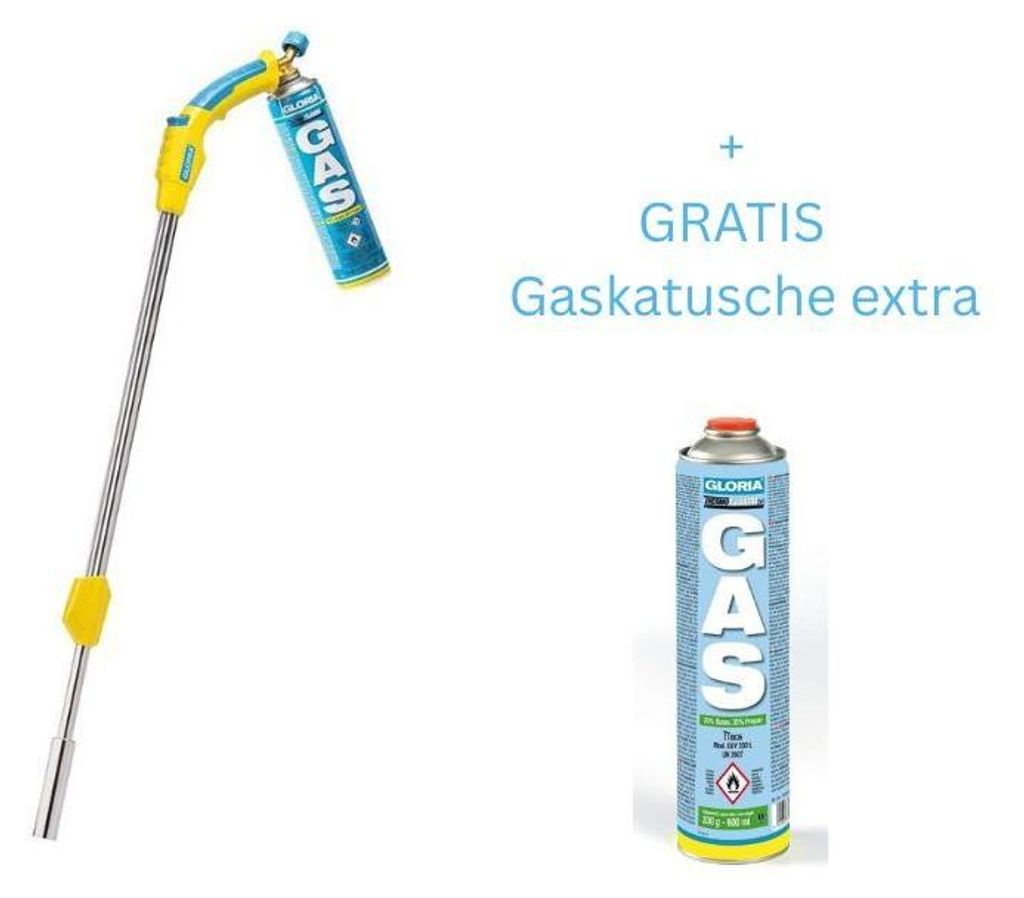 GLORIA Thermoflamm  Comfort PLUS + GRATIS Gaskatusche extra Produktbild 