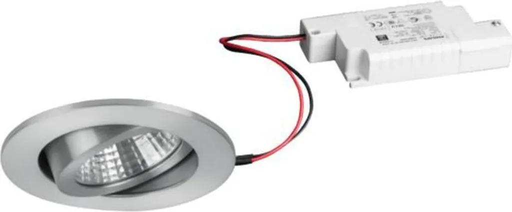 Downlight LED encastrable chrome 7W dimmable - Spot plafond TRIAC - 2
