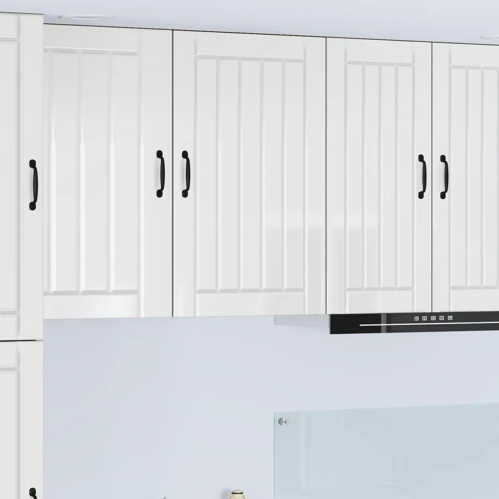 vidaXL Armadio Cucina Bianco Lucido 50x31x80 cm - Mobile Salvaspazio - 2