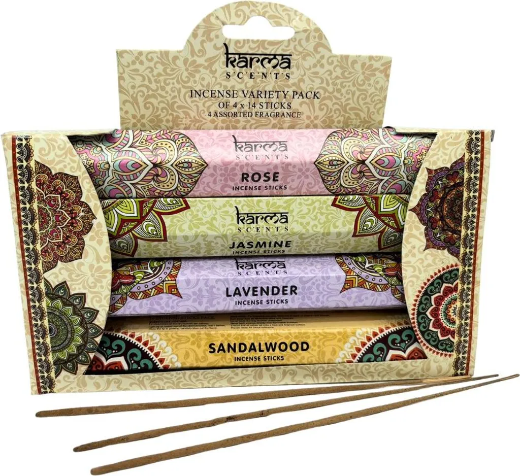 ARÔME Set de bâtonnets parfumés Karma : diffuseur d'ambiance 200ml