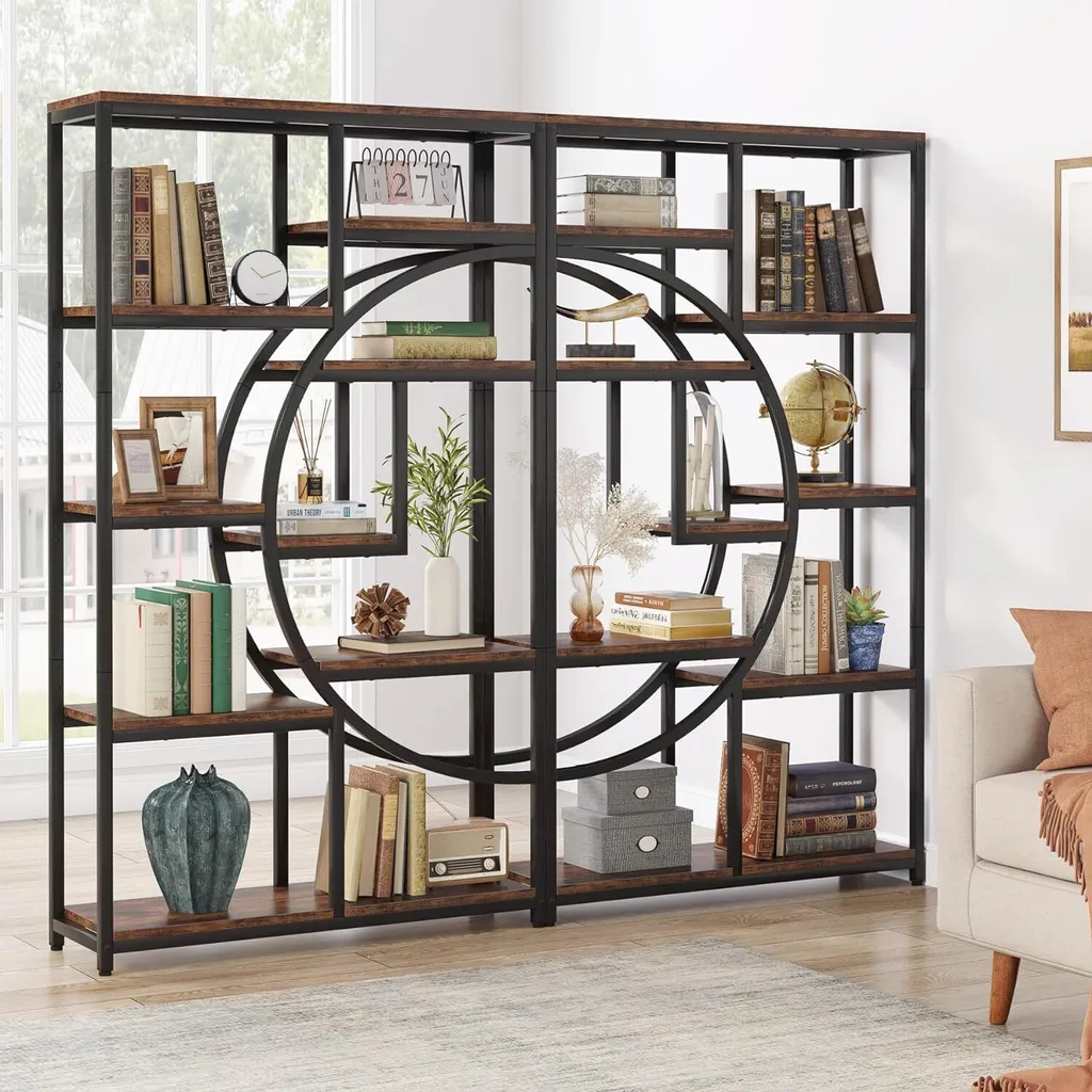 Bibliothèque Gain de Place 5 Étages : Solution de Rangement Grand Volume - 2