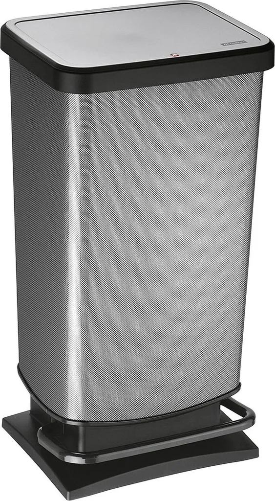 Poubelle Anti-Traces et Sans Odeur Rotho Paso 40L - Solution Carbone