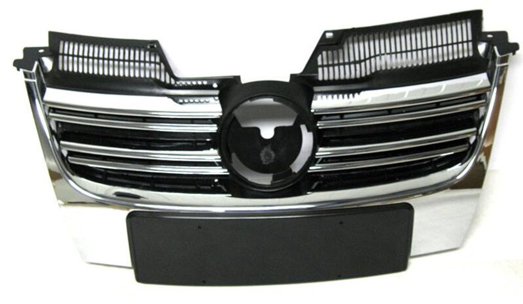 VW Golf V 05-10 KOMBI Kühlergrill zwischen den Scheinwerfern GROSSES KENNZEICHEN