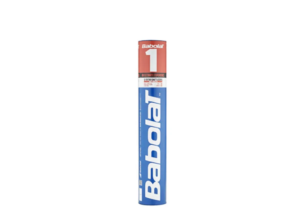 Volants Babolat 1 Feather en Plumes pour Compétition de Badminton - 12x