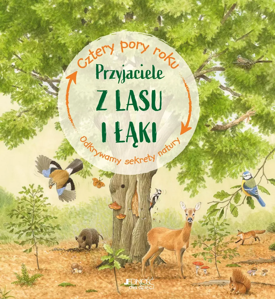 Livre éducatif Przyjaciele Z Lasu I Łąki pour apprendre les animaux