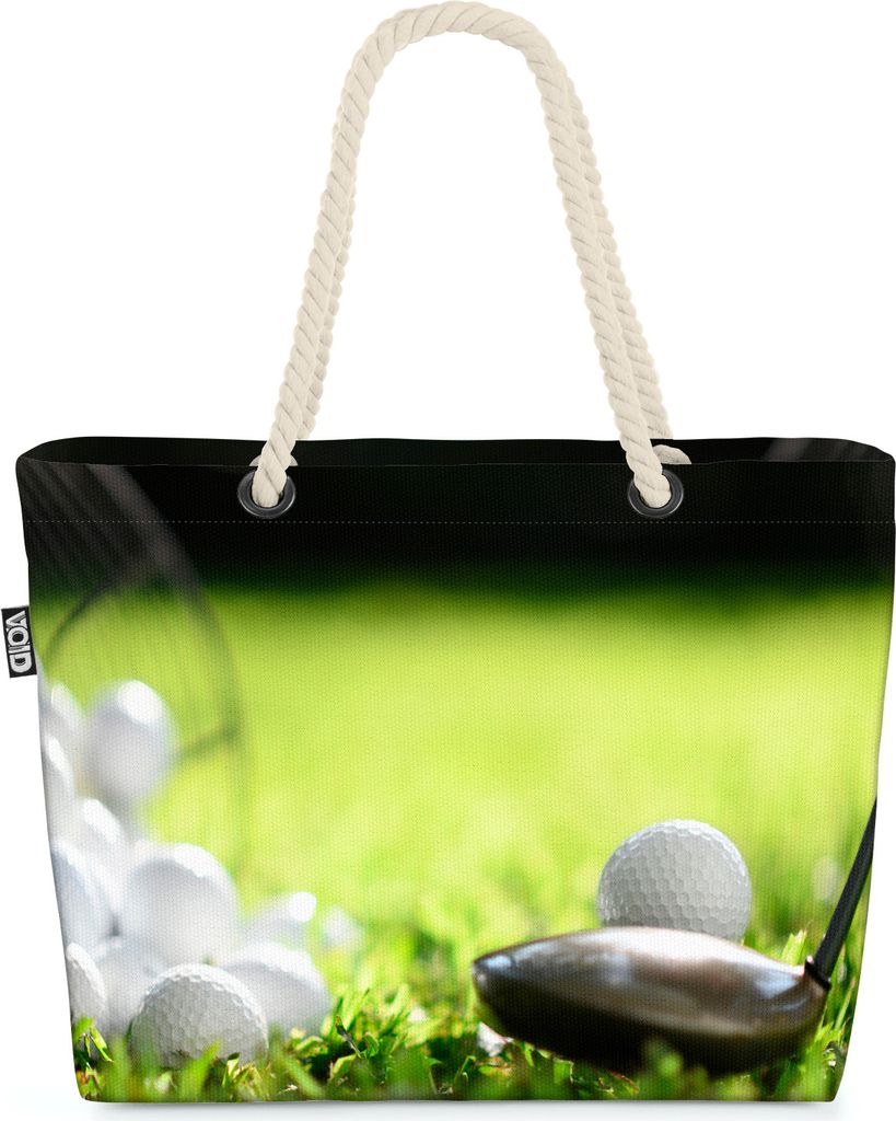 VOID Golf Sport Schläger Ball Strandtasche Shopper 58x38x16cm 23L XXL Einkaufstasche Tasche Reisetasche Beach Bag
