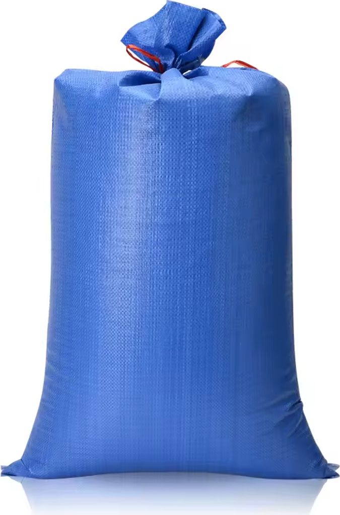 MIKONI Gewebesäcke | 10 Stück | 50x80 cm | Blau | PP Produktbild 